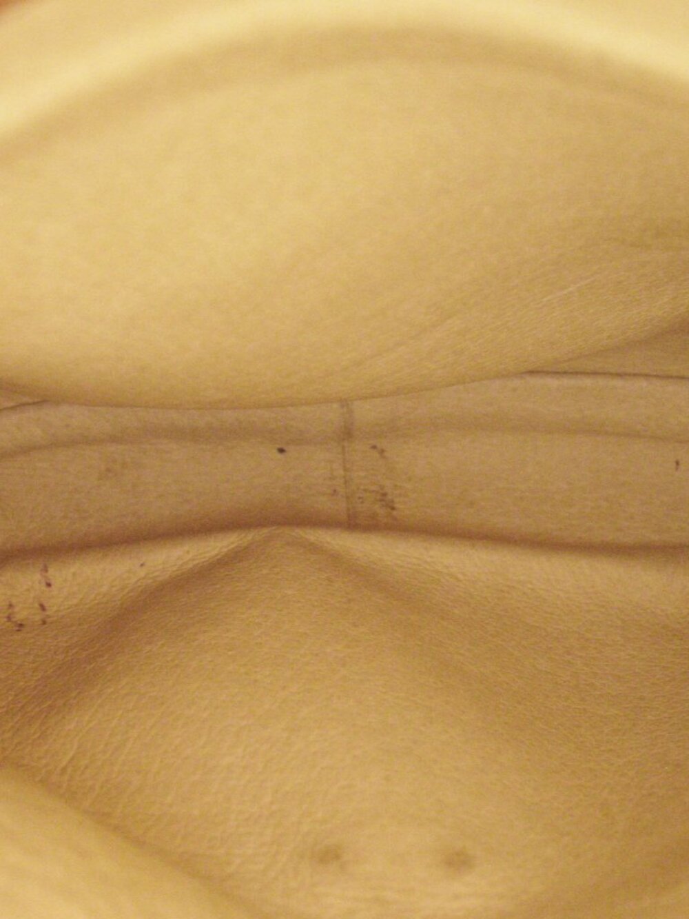 JULIA DUREN $150 Vintage Tan Leather Crossbody Bag - Made in USA - Picture 8 of 9